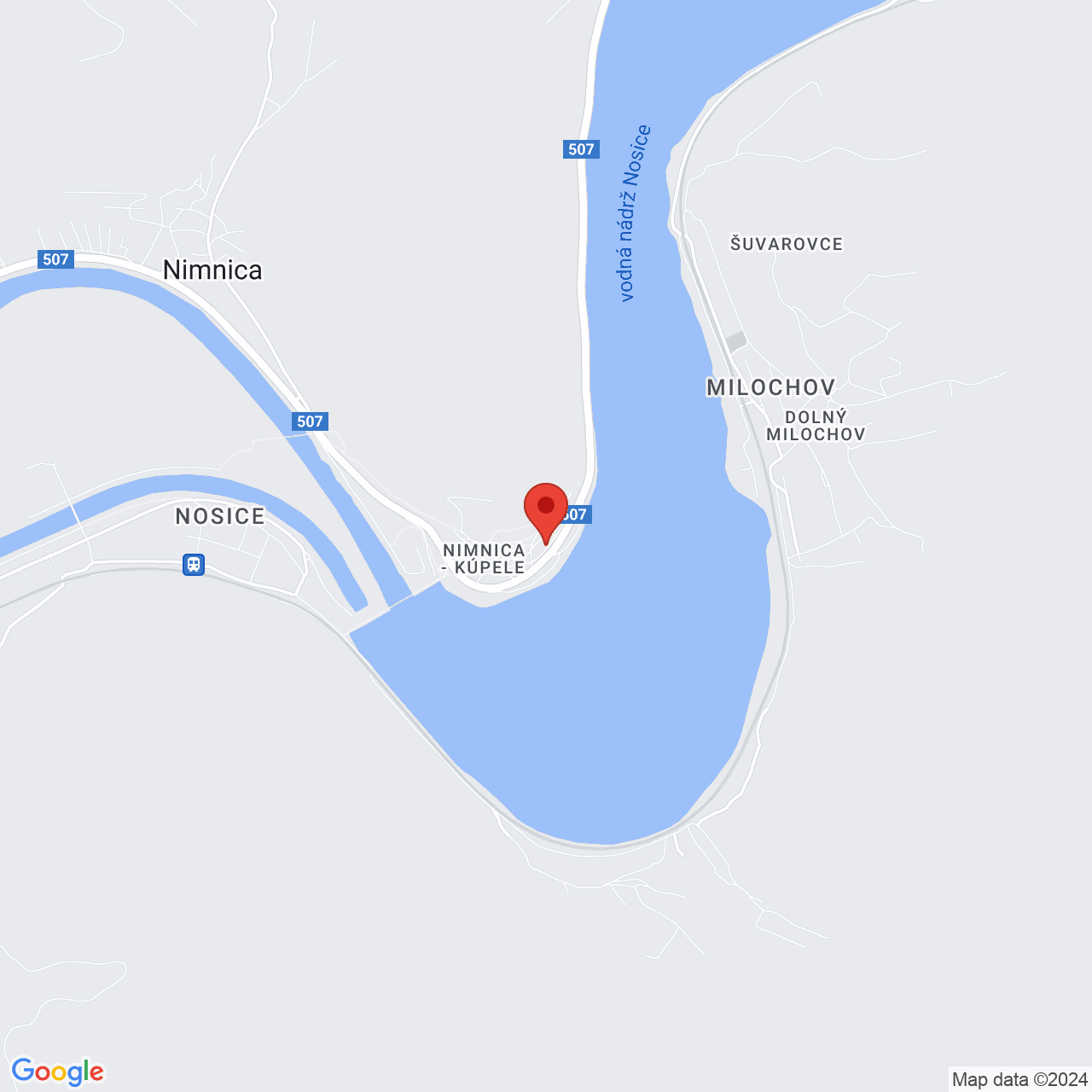 Térkép Gyógyház Veritas Nimnica
