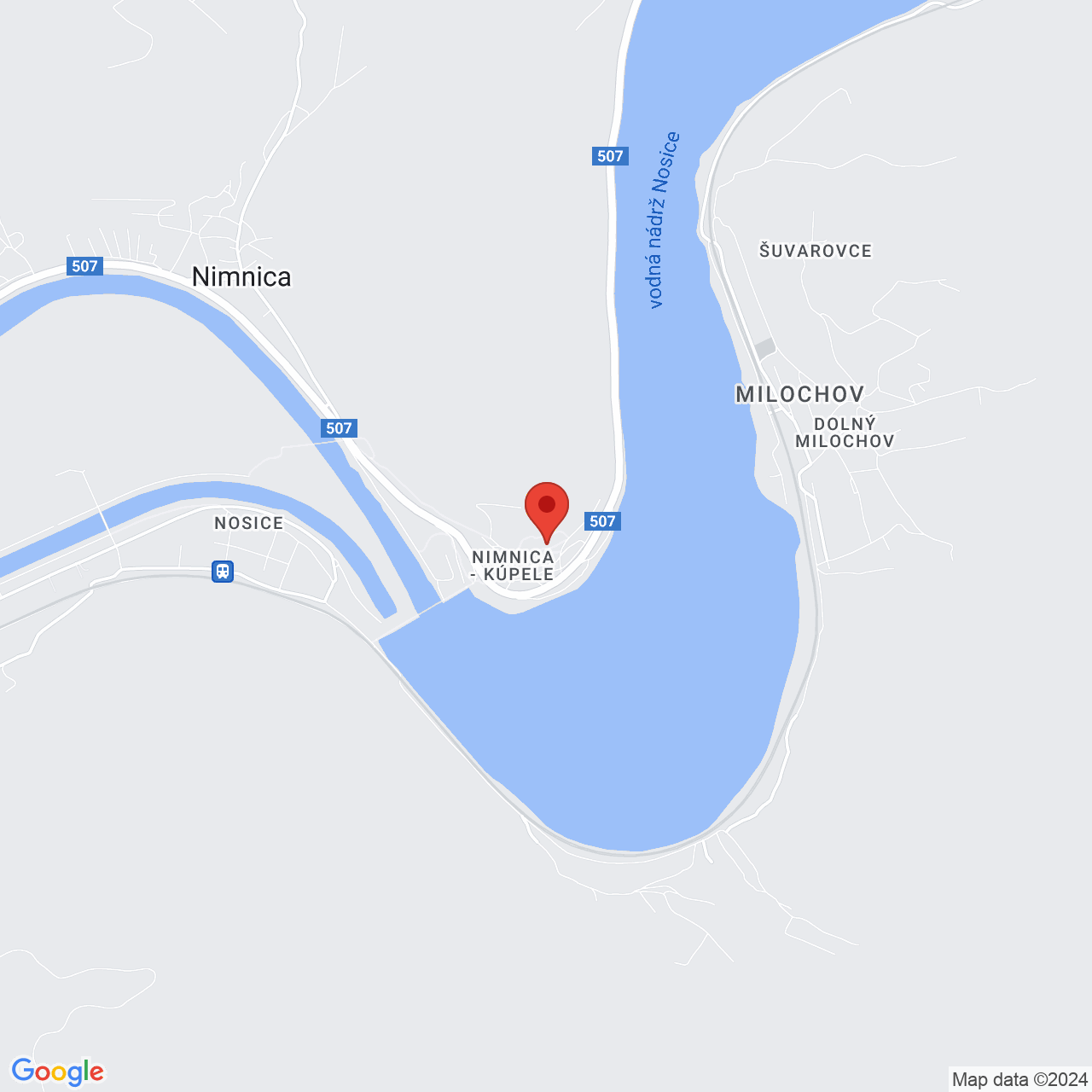 Térkép Gyógyház Manín Nimnica