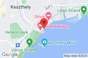 Mapa Hotel Sirius**** Keszthely