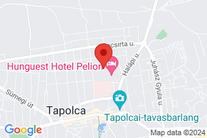 Mapa Hunguest Hotel Pelion Tapolca