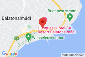 Térkép Hotel Hunguest Bál Resort**** Balatonalmádi