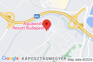 Mapa Hotel Aquaworld Resort**** Budapešť