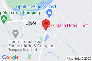 Mapa Hotel Orchidea**** Lipót