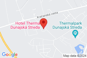 Mapa Hotel Therma**** Dunajská Streda