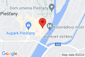 Map Hotel Magnólia**** Piestany