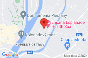 Mapa Esplanade Ensana Health Spa Hotel**** Piešťany