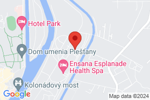 Mapa Splendid Ensana Health Spa Hotel*** Piešťany