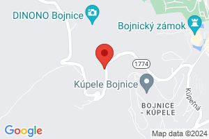 Map Spa house Tribeč Bojnice