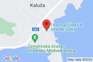 Mapa Thermal Šírava Spa Resort**** Zemplínska Šírava