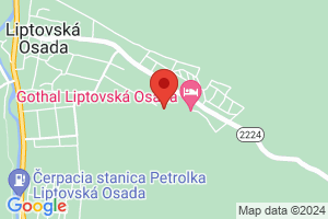 Térkép Rezort Gothal Liptovská Osada