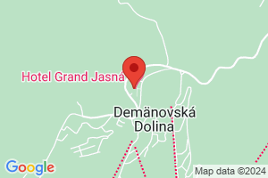 Mapa Hotel Grand**** Demänovská dolina/Jasná