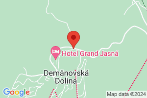 Map Hotel Ostredok*** Demanovska Valley/Jasna