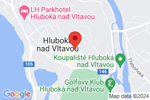 Mapa Hotel Štekl**** Hluboka nad Vltavou