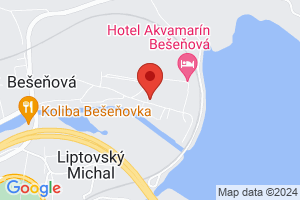 Map Hotel Galeria Thermal**** Besenova