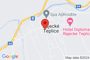 Mapa Pensjonat Relish*** Rajeckie Teplice