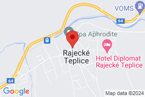 Mapa Apartamenty Royal Aphrodite Palace***** Rajeckie Teplice