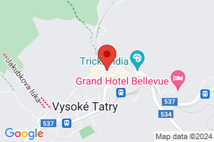 Map Grandhotel**** High Tatras - Stary Smokovec
