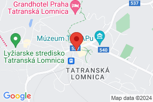 Mapa Hotel Lomnica**** Tatranská Lomnica