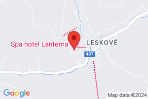 Mapa Hotel Lanterna**** Velké Karlovice