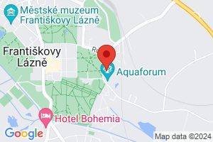 Mapa Lázeňský hotel Spa Resort Pawlik - Aquaforum**** Františkovy Lázně