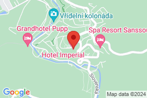 Mapa Hotel Imperial***** Karlovy Vary