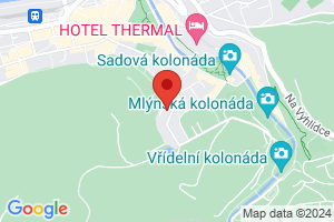 Mapa Kúpeľný Hotel Villa Smetana**** Karlovy Vary
