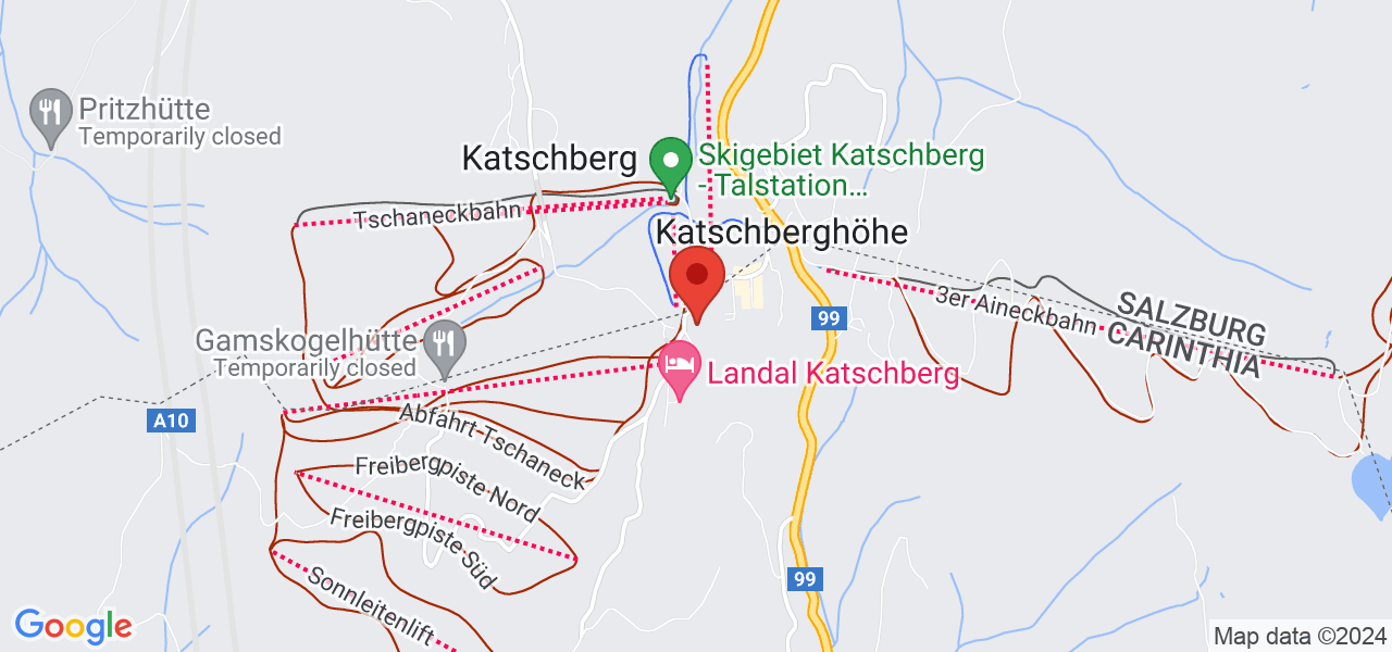 Mapa Hotel Falkensteiner Hotel Cristallo**** Katschberg