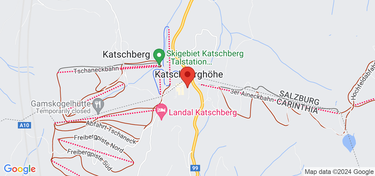 Mapa Hotel Katschberghof**** Katschberg