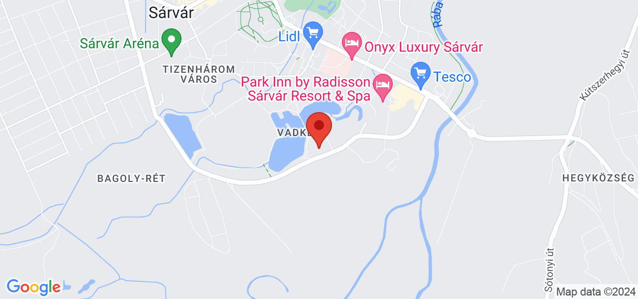 Mapa Hotel Spirit Thermal Spa***** Sarvar