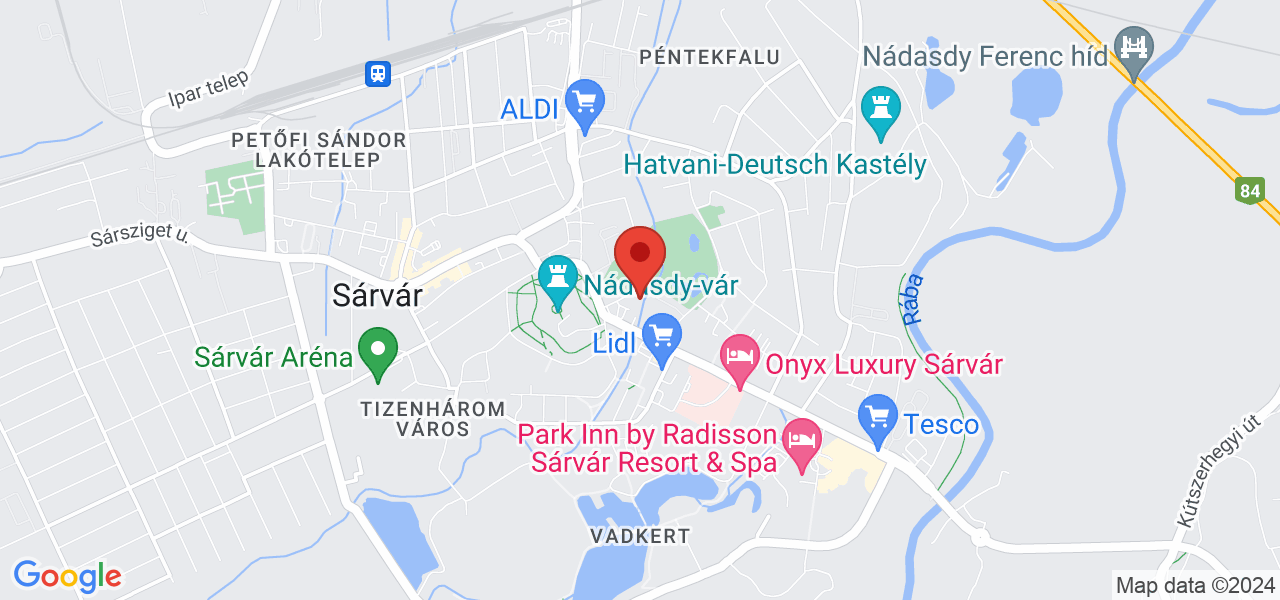 Map Thermal Sárvár Ensana Health Spa Hotel**** Sarvar