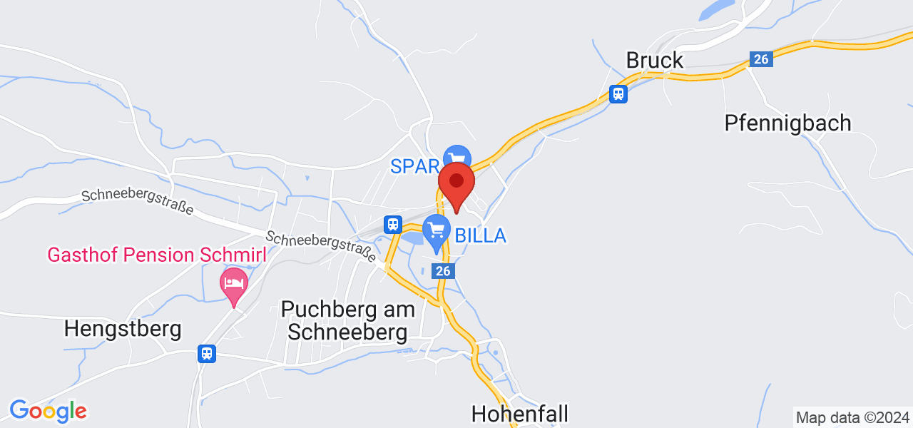 Berghotel Schneeberghof**** Puchberg am Schneeberg Karte