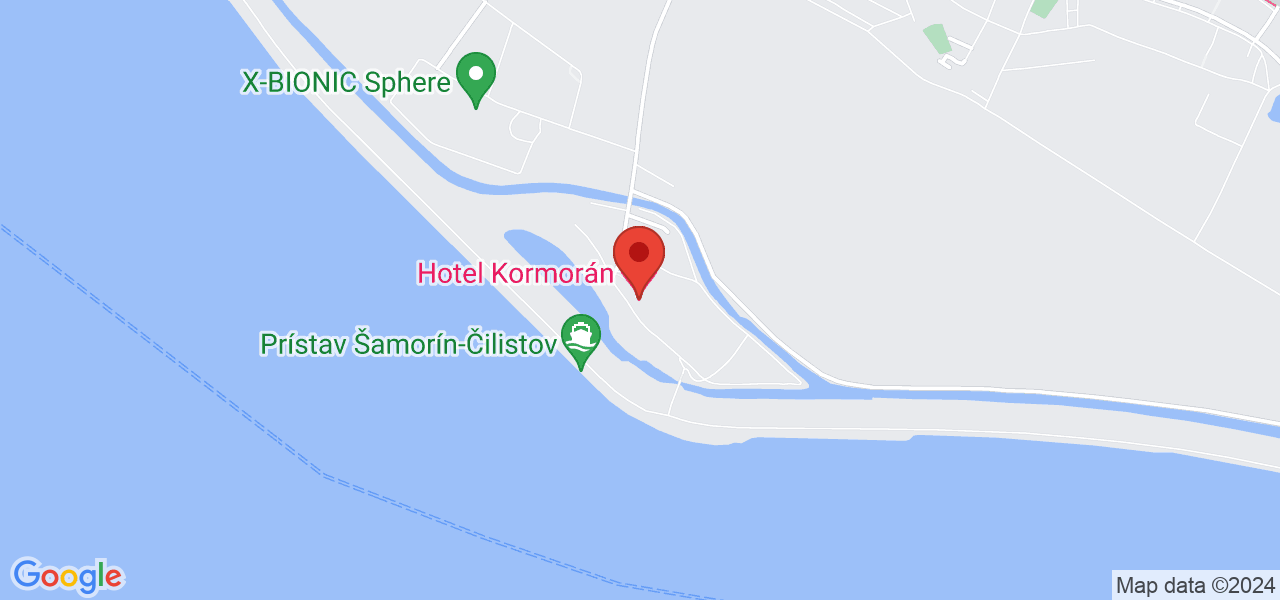 Map Hotel Kormoran**** Samorin