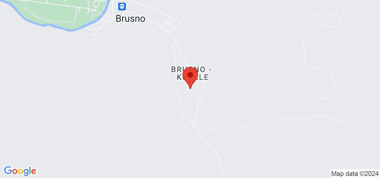 Mapa Dom uzdrowiskowy Brusnianka Brusno