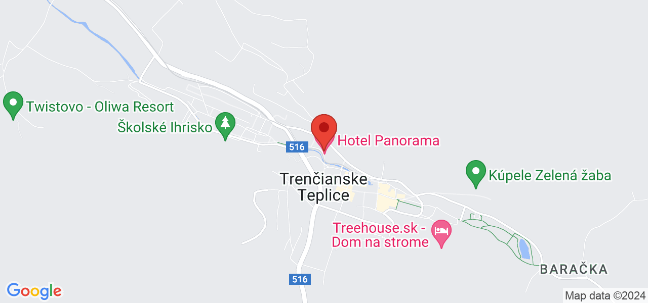Wellnesshotel Panorama**** Trencianske Teplice/Trentschin-Teplitz Karte