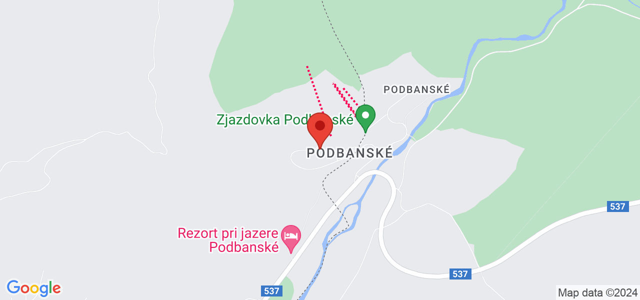 Mapa Hotel Pieris*** Podbanske