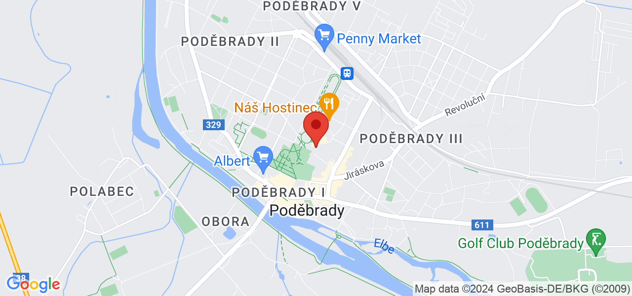 Map Hotel Libenský**** Podebrady